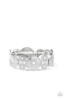 Paparazzi Accessories Pleasantly Posy Silver Bracelet