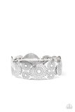 Paparazzi Accessories Pleasantly Posy Silver Bracelet