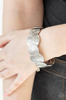 Paparazzi Accessories Pleasantly Posy Silver Bracelet