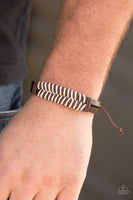 Paparazzi Accessories Mountain Expedition Brown Urban Bracelet