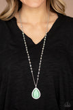 Paparazzi Accessories Fashion Flaunt Green Necklace Set