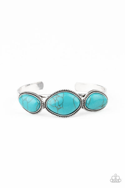 Paparazzi Accessories Stone Solace - Blue Bracelet