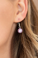 Paparazzi Accessories Fabulously Floral Purple Necklace Set