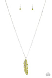 Paparazzi Accessories Soaring High - Green Necklace Set