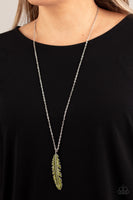 Paparazzi Accessories Soaring High - Green Necklace Set