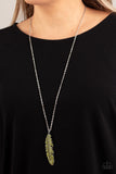 Paparazzi Accessories Soaring High - Green Necklace Set