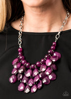 Paparazzi Accessories Sorry to Burst Your Bubble Purple Necklace Set