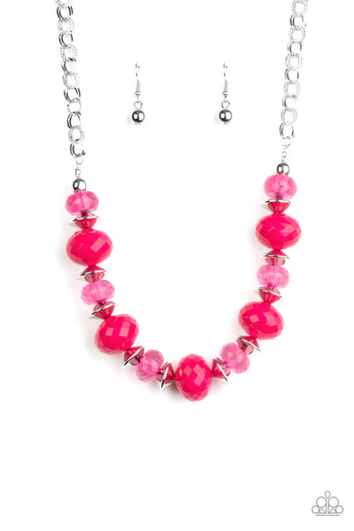 Paparazzi Accessories Hollywood Gossip - Pink Necklace Set