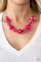 Paparazzi Accessories Hollywood Gossip - Pink Necklace Set