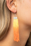 Paparazzi Accessories Dual Immersion - Yellow & Orange Earrings