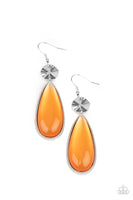 Paparazzi Accessories Jaw-Dropping Drama - Orange Earring