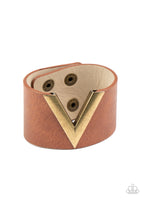 Paparazzi Accessories Claws Out - Brown Bracelet