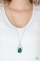 Paparazzi Accessories Notorious Noble Green Necklace Set