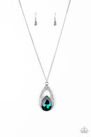 Paparazzi Accessories Notorious Noble Green Necklace Set