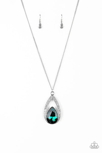 Paparazzi Accessories Notorious Noble Green Necklace Set