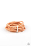 Paparazzi Accessories Thank Me LAYER - Orange Bracelet