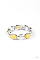 Paparazzi Accessories Decadently Dewy - Yellow Bracelet