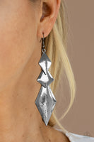 Paparazzi Accessories Danger Ahead - Black Earring