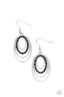 Paparazzi Accessories Date Night Diva - Black Earrings