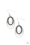 Paparazzi Accessories Date Night Diva - Black Earrings