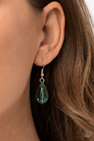 Paparazzi Accessories Crystal Enchantment - Green Necklace Set