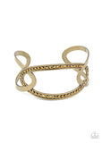 Paparazzi Accessories Never A Dull Moment - Brass Bracelet