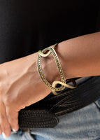 Paparazzi Accessories Never A Dull Moment - Brass Bracelet