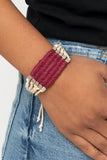 Paparazzi Accessories Beachology - Red Bracelet