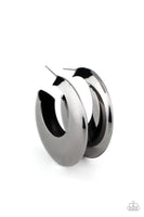 Paparazzi Accessories Chic CRESCENTO - Black Earring