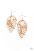 Paparazzi Accessories Cork Cabana - White Earring