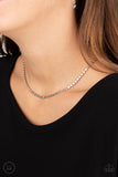 Paparazzi Accessories When in CHROME - Silver Necklace Set - Choker