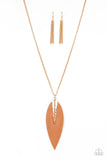 Paparazzi Accessories Quill Quest - Gold Necklace Set