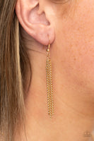 Paparazzi Accessories Quill Quest - Gold Necklace Set