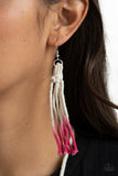 Paparazzi Accessories Surfin The Net - Pink Necklace Set