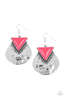 Paparazzi Accessories Road Trip Treasure - Pink Earring
