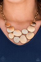 Paparazzi Accessories A Hard LUXE Story - Gold Necklace Set