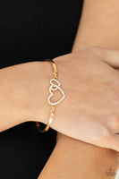 Paparazzi Accessories Cupid is Calling - Gold Bracelet