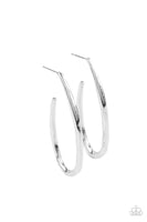 Paparazzi Accessories Totally Hooked - Silver Earring