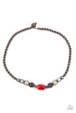 Paparazzi Accessories Put Up A BEACHFRONT - Red Necklace