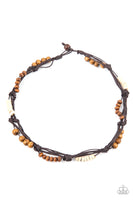 Paparazzi Accessories Tiki Tour - Brown Necklace