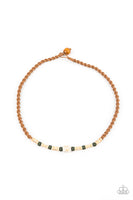Paparazzi Accessories Beach Shark - Green Necklace