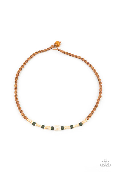 Paparazzi Accessories Beach Shark - Green Necklace