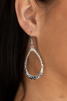Paparazzi Accessories BEVEL-headed Brilliance - Silver Earring