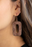 Paparazzi Accessories Primal Elements - Copper Earring