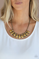 Paparazzi Accessories Extra Enticing - Brass Necklace