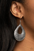 Paparazzi Accessories Flirtatiously Flourishing - Silver Earring