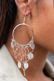 Paparazzi Accessories All CHIME High - Silver Earring