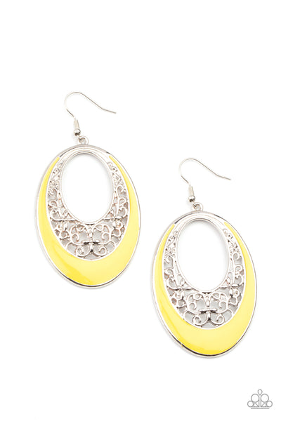 Paparazzi Accessories Orchard Bliss - Yellow Earring