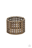 Paparazzi Accessories Cool and CONNECTED - Brass Bracelet