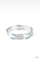 Paparazzi Accessories Stackable Sparkle - Blue Bracelet